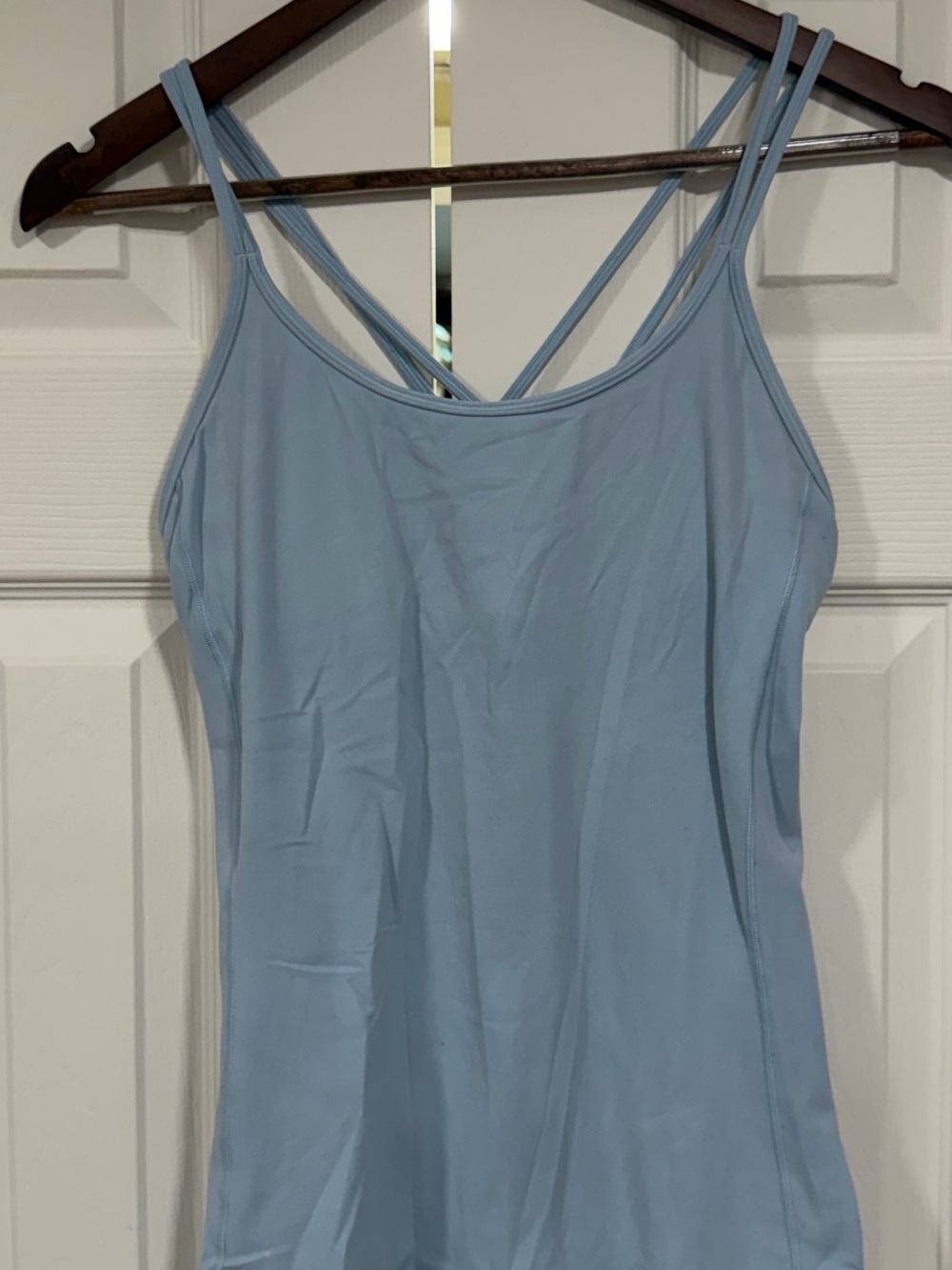 lululemon athletica Sky Blue Double-Strap Tank Top